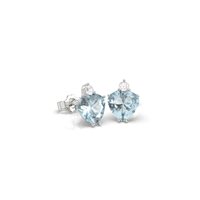 Orecchini Baroni Gioielli Donna in Oro Acquamarina 1.3 Ct 4966 B1 - 4966 B1